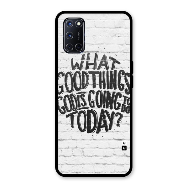 Wall Good Glass Back Case for Oppo A52