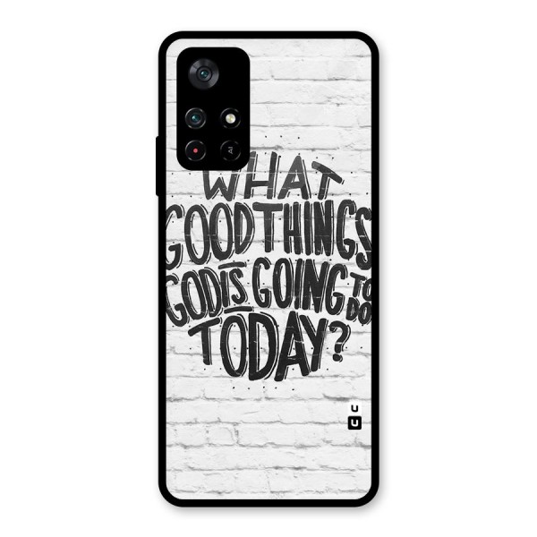 Wall Good Glass Back Case for Poco M4 Pro 5G