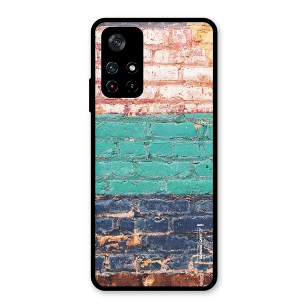 Wall Grafitty Glass Back Case for Poco M4 Pro 5G