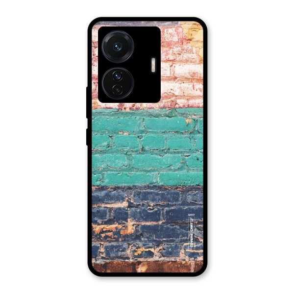 Wall Grafitty Glass Back Case for Vivo T1 Pro