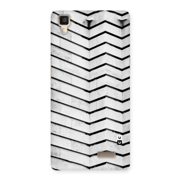 Wall Zig Zag Back Case for Oppo R7