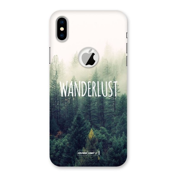 Wanderlust Back Case for iPhone XS Logo Cut