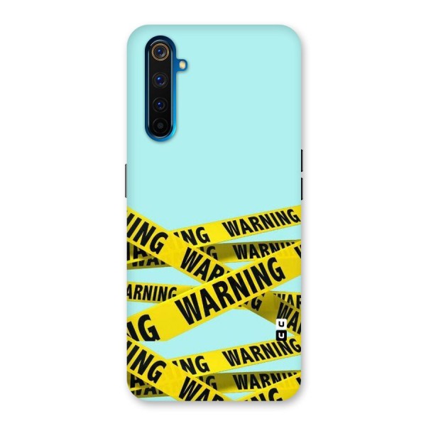 Warning Design Back Case for Realme 6 Pro