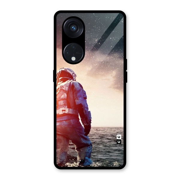 Water Astronaut Glass Back Case for Reno8 T 5G