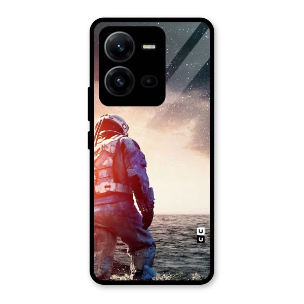 Water Astronaut Glass Back Case for Vivo V25