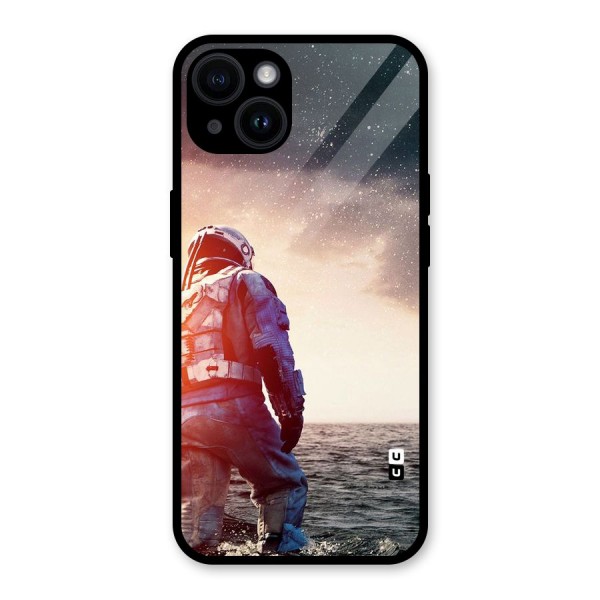 Water Astronaut Glass Back Case for iPhone 14