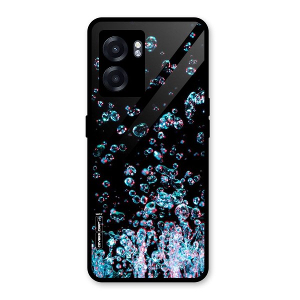 Water Droplets Glass Back Case for Oppo K10 (5G)