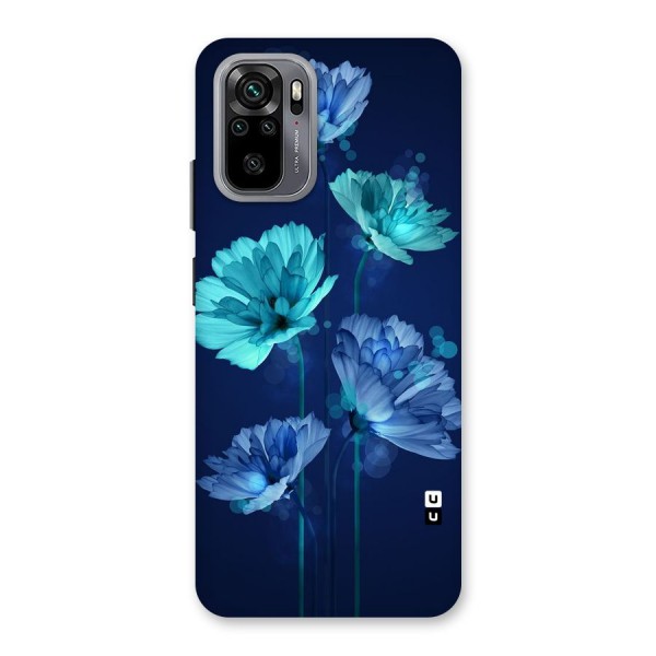 Water Flowers Back Case for Redmi Note 10