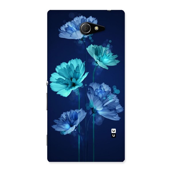 Water Flowers Back Case for Sony Xperia M2