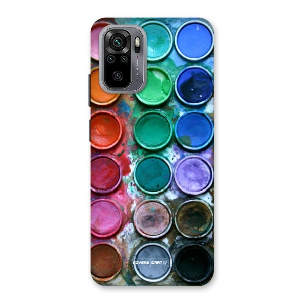 Water Paint Box Back Case for Redmi Note 10