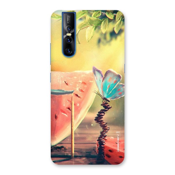 Watermelon Butterfly Back Case for Vivo V15 Pro