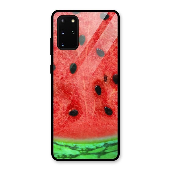 Watermelon Design Glass Back Case for Galaxy S20 Plus