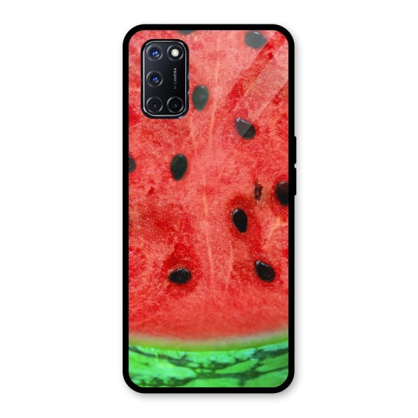 Watermelon Design Glass Back Case for Oppo A52