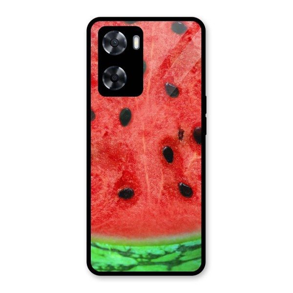 Watermelon Design Glass Back Case for Oppo A57 2022