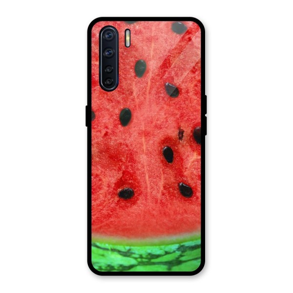 Watermelon Design Glass Back Case for Oppo F15