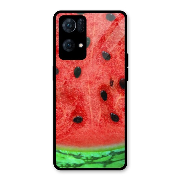 Watermelon Design Glass Back Case for Oppo Reno7 Pro 5G