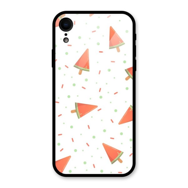 Watermelon Ice Creams Glass Back Case for XR