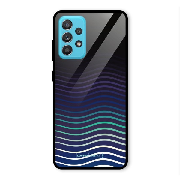 Wavy Stripes Glass Back Case for Galaxy A52s 5G