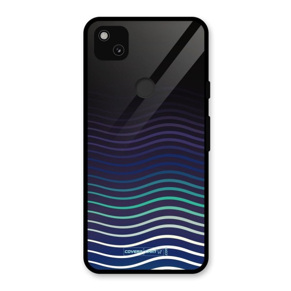 Wavy Stripes Glass Back Case for Google Pixel 4a