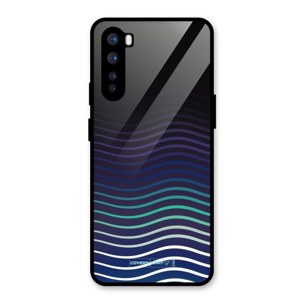 Wavy Stripes Glass Back Case for OnePlus Nord