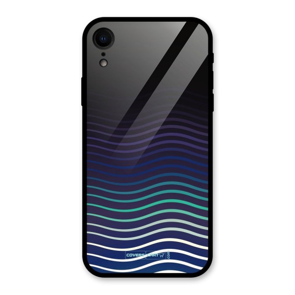 Wavy Stripes Glass Back Case for XR