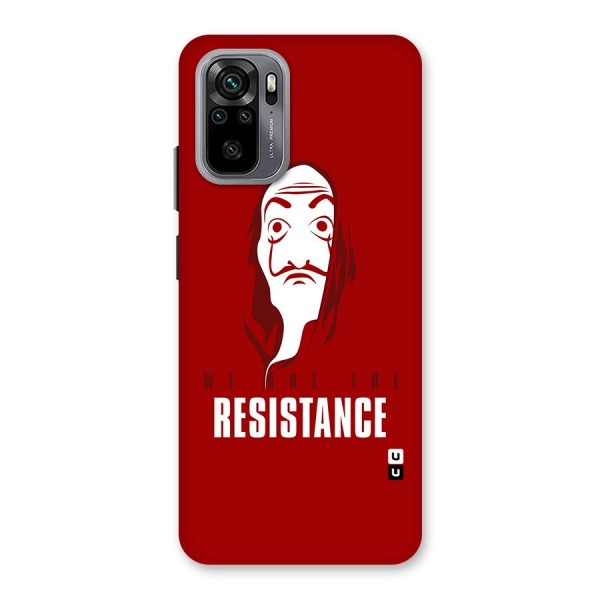 We Are Resistance Back Case for Redmi Note 10