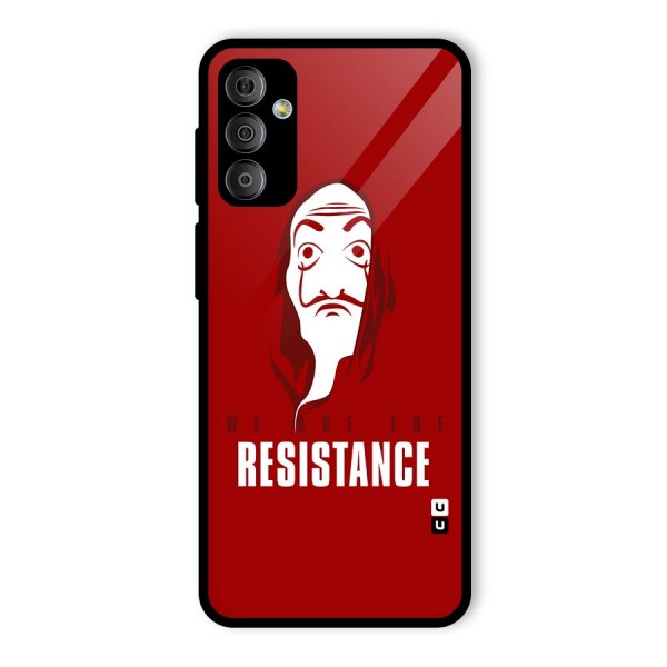 We Are Resistance Glass Back Case for Galaxy F23