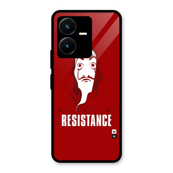 We Are Resistance Glass Back Case for Vivo Y22