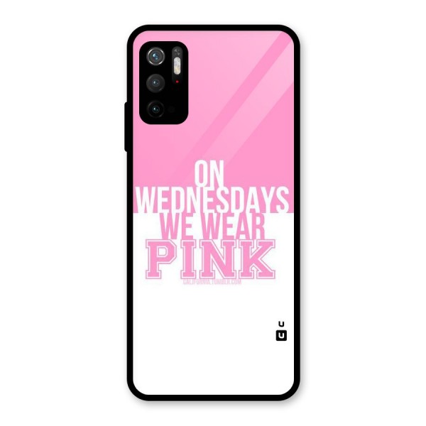 Wear Pink Glass Back Case for Poco M3 Pro 5G