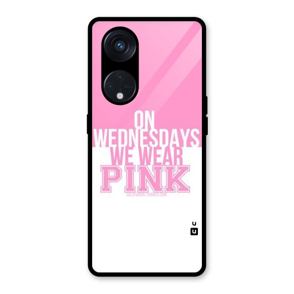 Wear Pink Glass Back Case for Reno8 T 5G