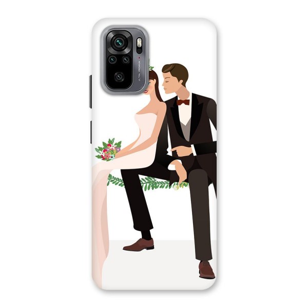 Wedding Couple Back Case for Redmi Note 10