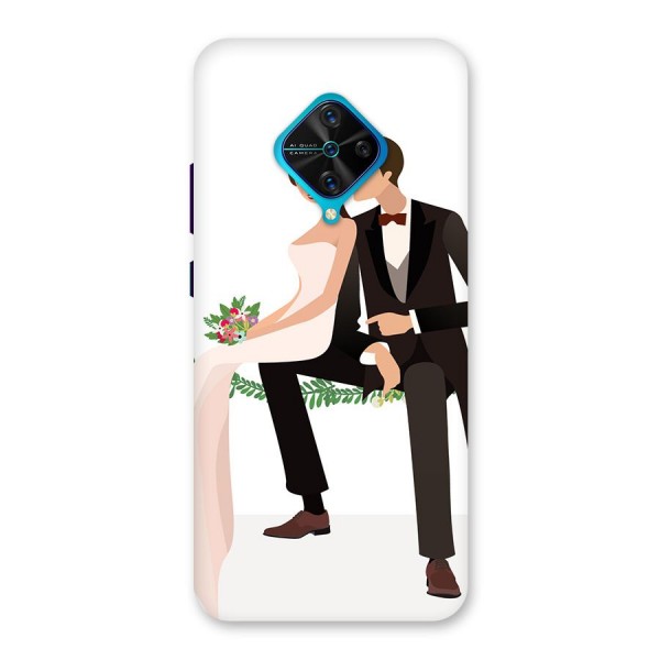 Wedding Couple Back Case for Vivo S1 Pro