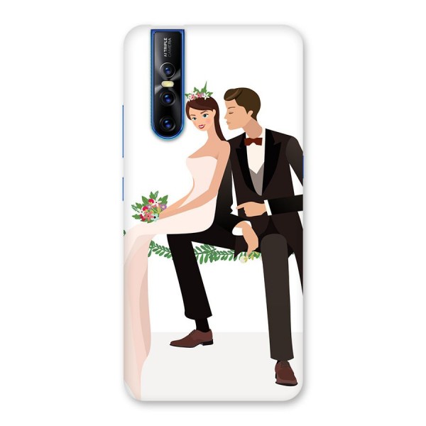 Wedding Couple Back Case for Vivo V15 Pro