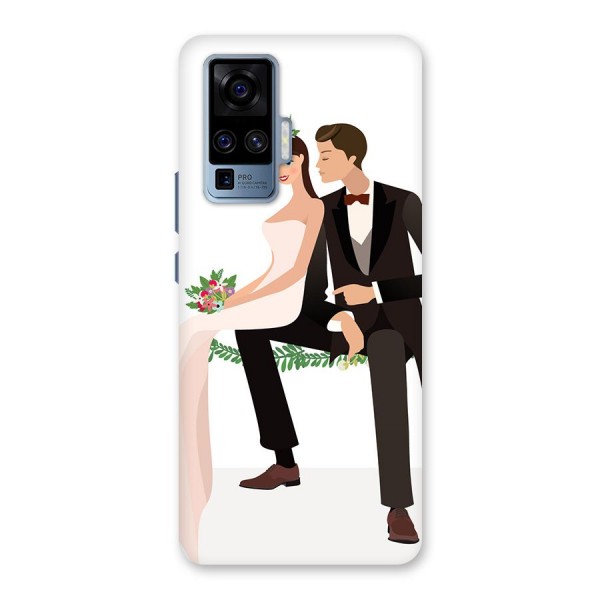 Wedding Couple Back Case for Vivo X50 Pro