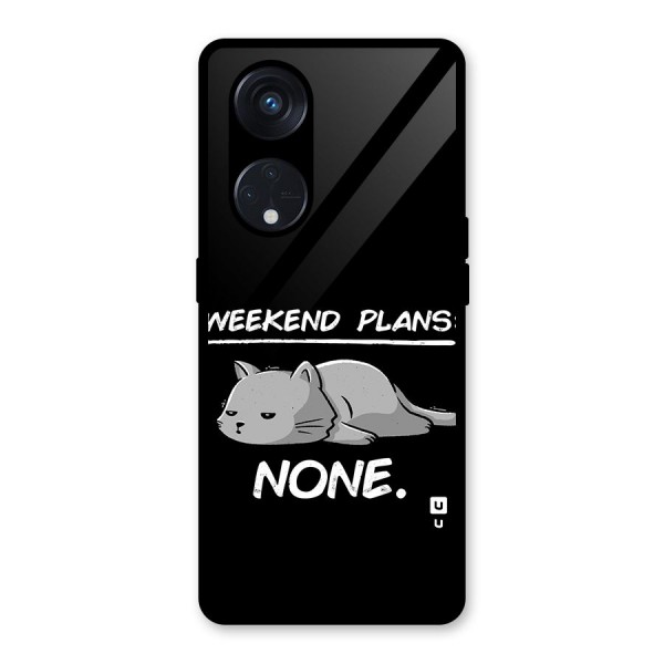 Weekend Plans None Glass Back Case for Reno8 T 5G