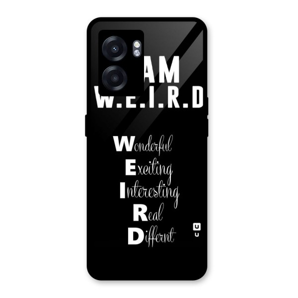 Weird Me Glass Back Case for Oppo K10 (5G)