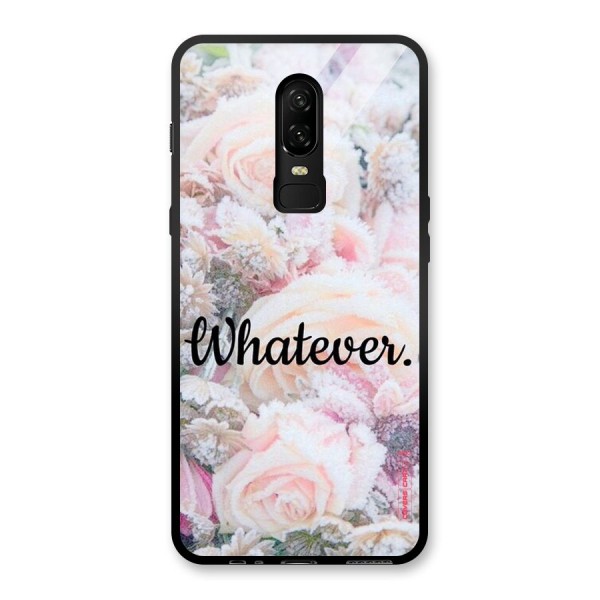 Whatever Glass Back Case for OnePlus 6