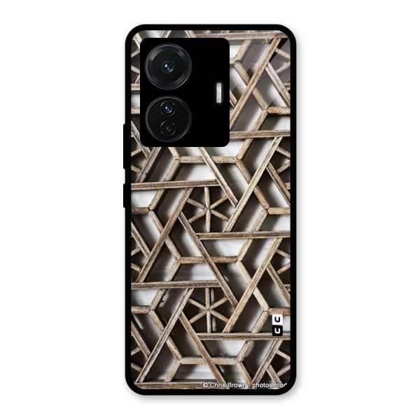 Wheel Design Glass Back Case for Vivo iQOO Z6 Pro