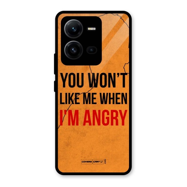 When I M Angry Glass Back Case for Vivo V25