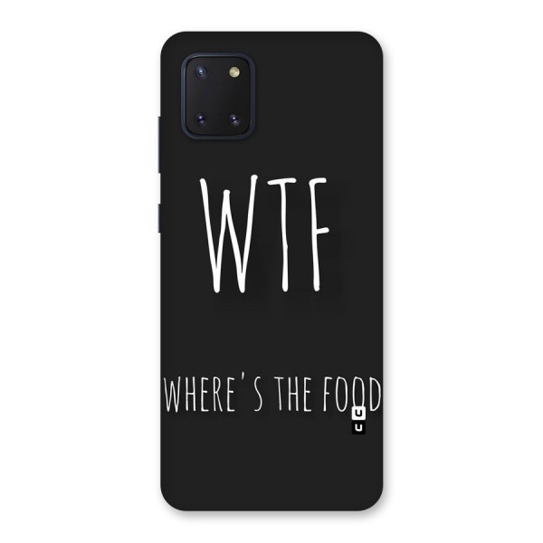 Where The Food Back Case for Galaxy Note 10 Lite