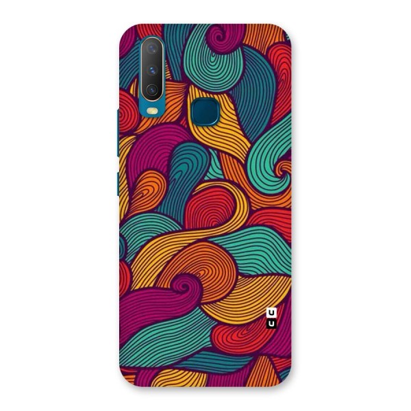 Whimsical Colors Back Case for Vivo Y12