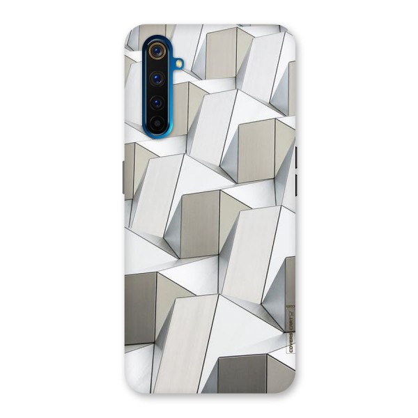 White Abstract Art Back Case for Realme 6 Pro