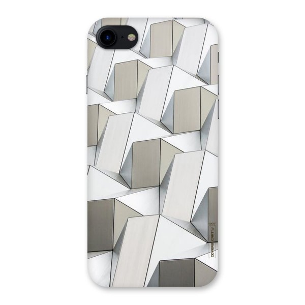 White Abstract Art Back Case for iPhone SE 2020