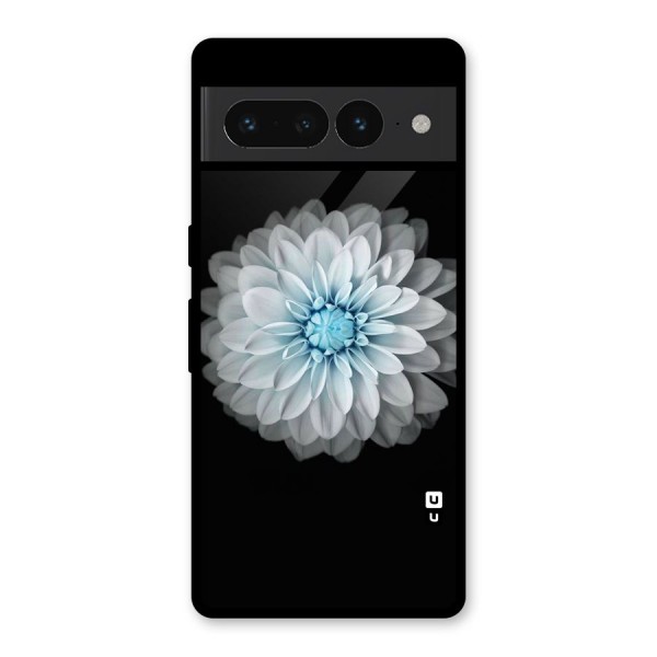 White Bloom Glass Back Case for Google Pixel 7 Pro