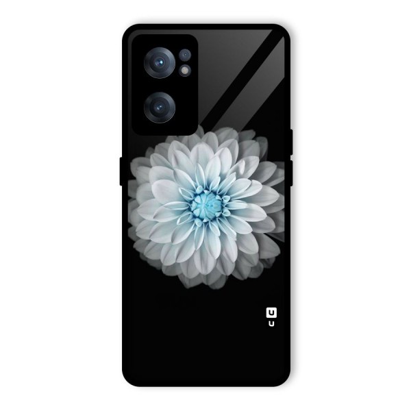 White Bloom Glass Back Case for OnePlus Nord CE 2 5G