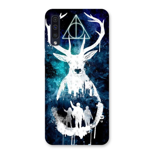 White Deer Back Case for Galaxy A50s