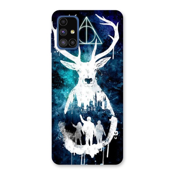 White Deer Back Case for Galaxy M51