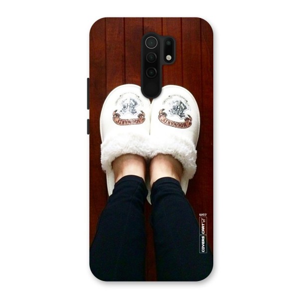 White Feets Back Case for Redmi 9 Prime