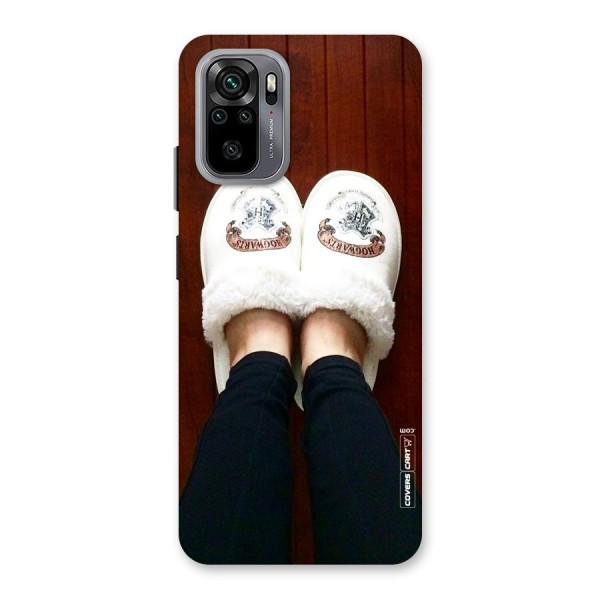 White Feets Back Case for Redmi Note 10