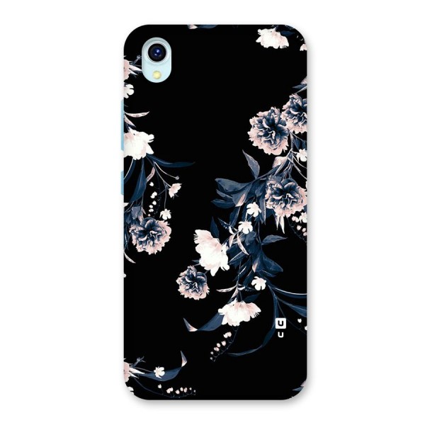 White Flora Back Case for Vivo Y1s